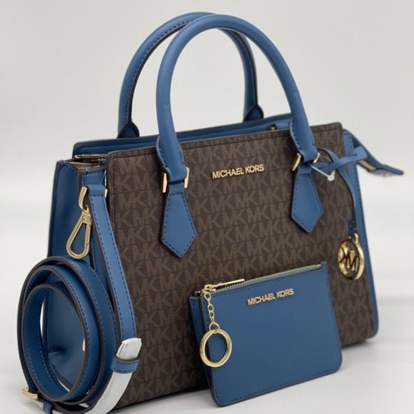 Michael Kors Hope Satchel Bag & Coin pouch with ID
